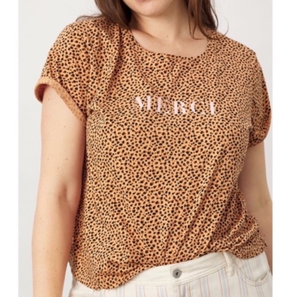 Anthropologie | Merci Leopard Print Shirt